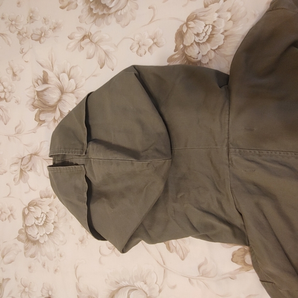 Khaki jacket with hood - Picture 2 of 7